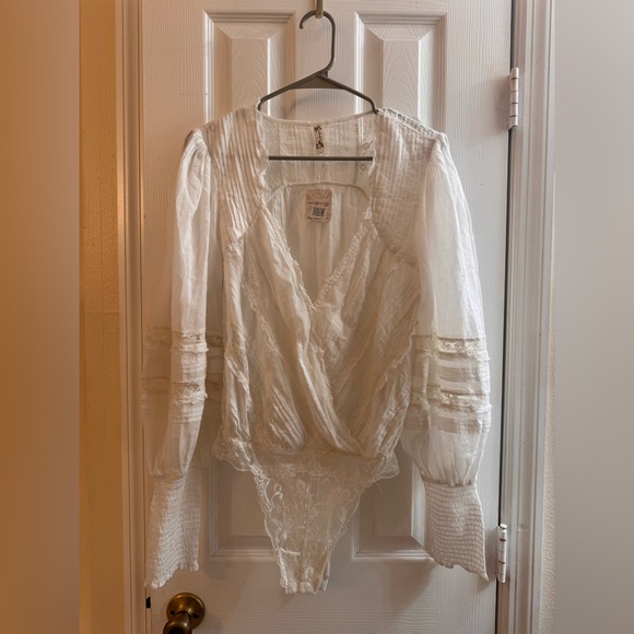 Free People Eloise Bodysuit Blouse NBW - Picture 1 of 2